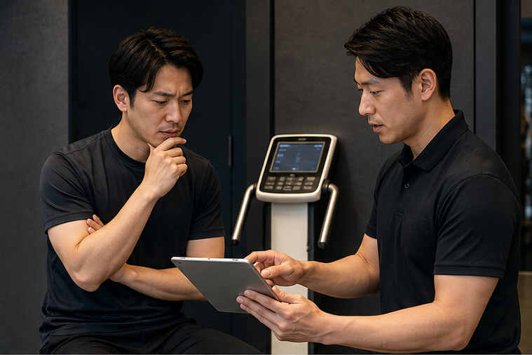 体重だけでは身体に合う方法が分かりにくいイメージ